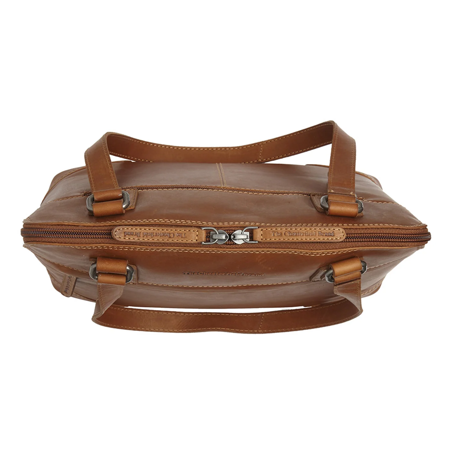 The Chesterfield Brand Belgrado Leather Cognac Shoulder Bag C48.134031 - Image 6