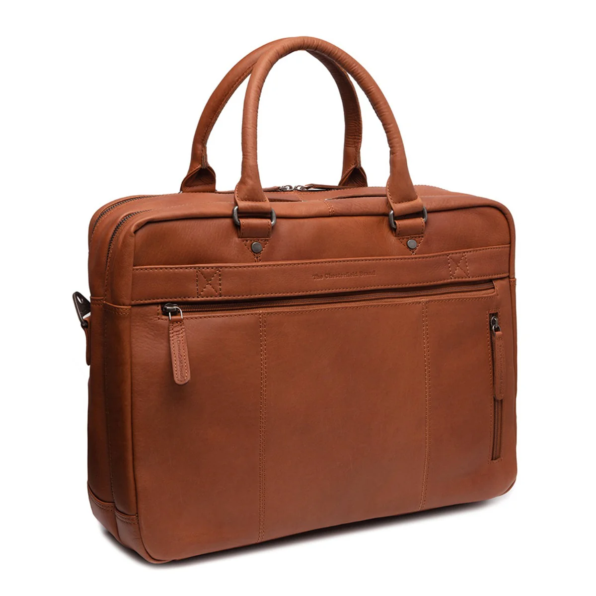 The Chesterfield Brand Boston Cognac Laptop Bag C40.108631 - Image 4