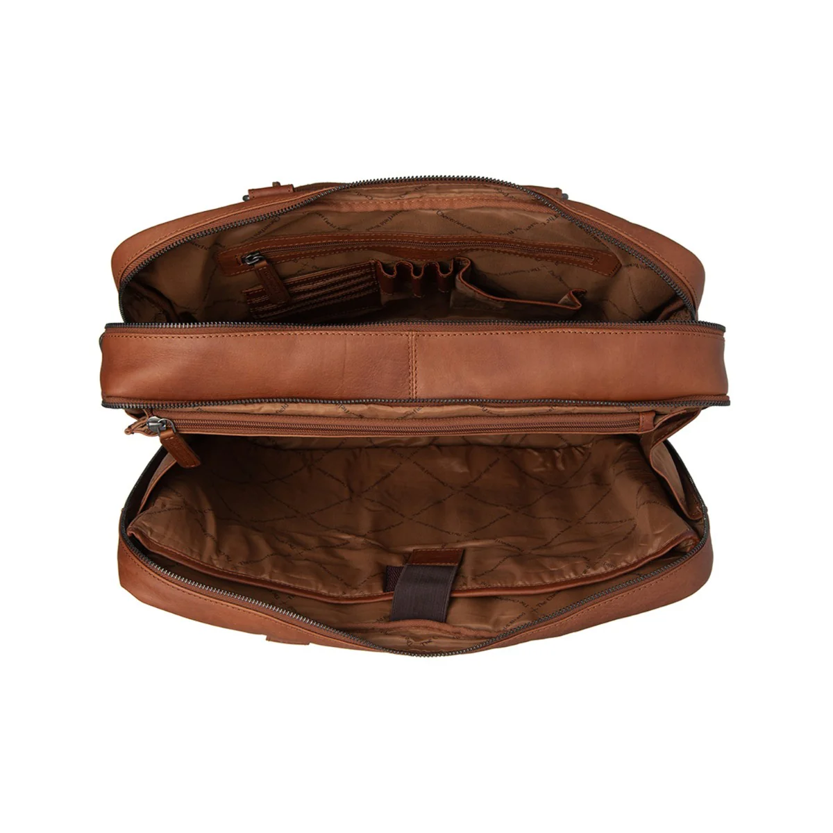The Chesterfield Brand Boston Cognac Laptop Bag C40.108631 - Image 7