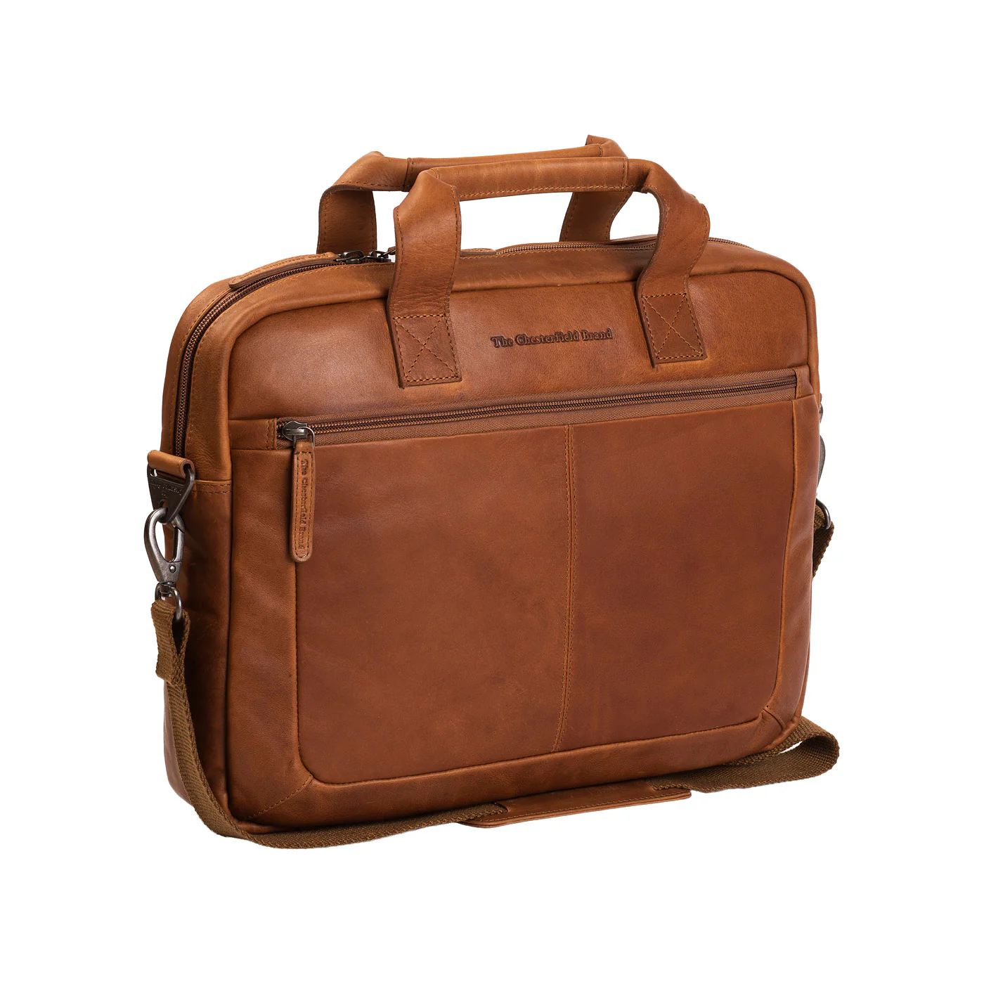 The Chesterfield Brand Calvi Cognac Laptop Bag C40.103331 - Image 2