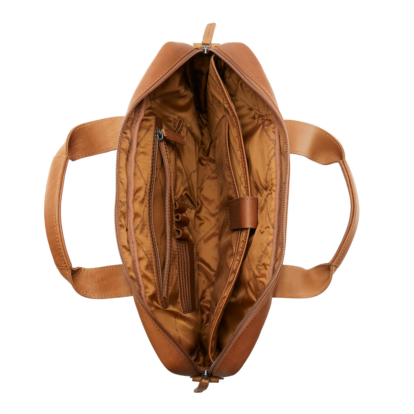 The Chesterfield Brand Calvi Cognac Laptop Bag C40.103331 - Image 5