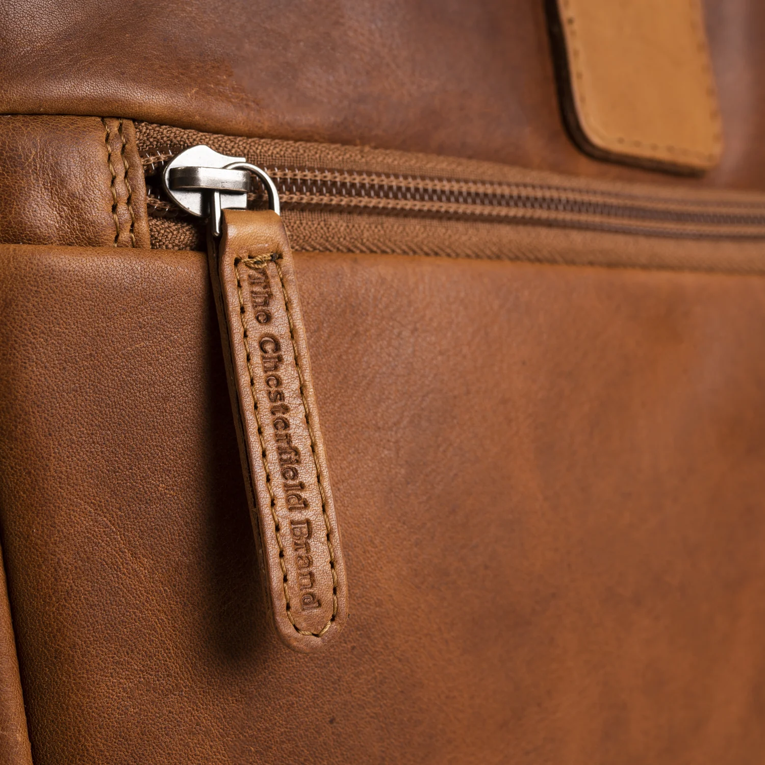 The Chesterfield Brand Cognac Briefcase C40.101031 - Image 5
