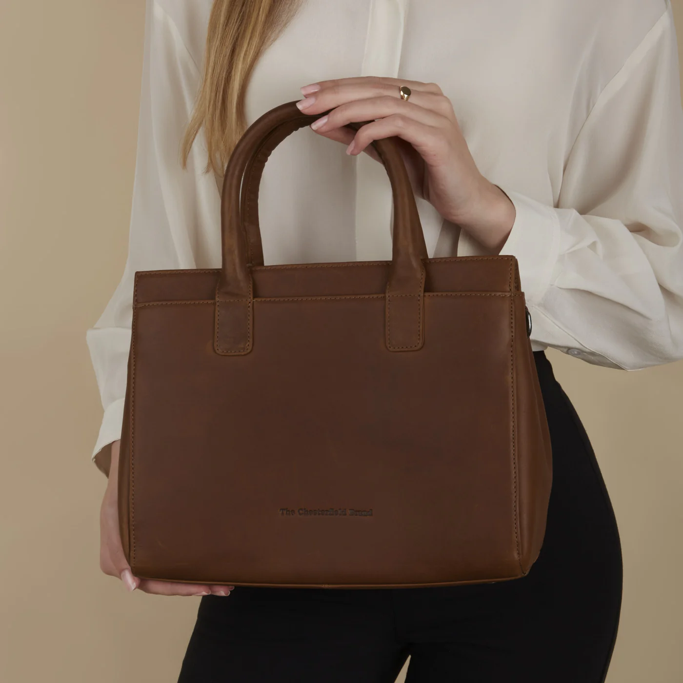 The Chesterfield Brand Cognac Handbag C48.127431 - Image 2