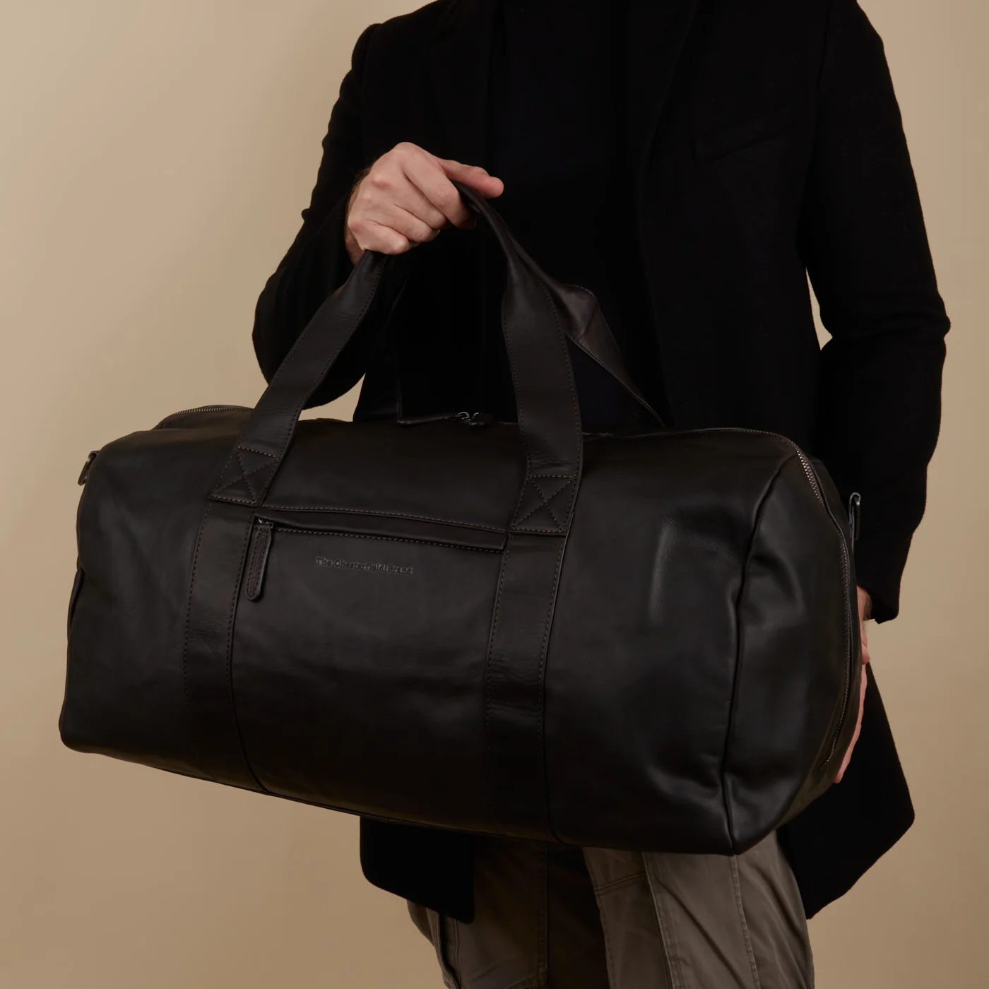 The Chesterfield Brand Hudson Brown Travel Bag C20.004501 - Image 4