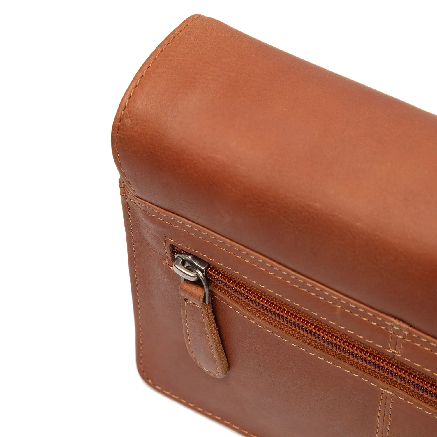 The Chesterfield Brand Lucca Leather Cognac Shoulder Bag C48.127031 - Image 5