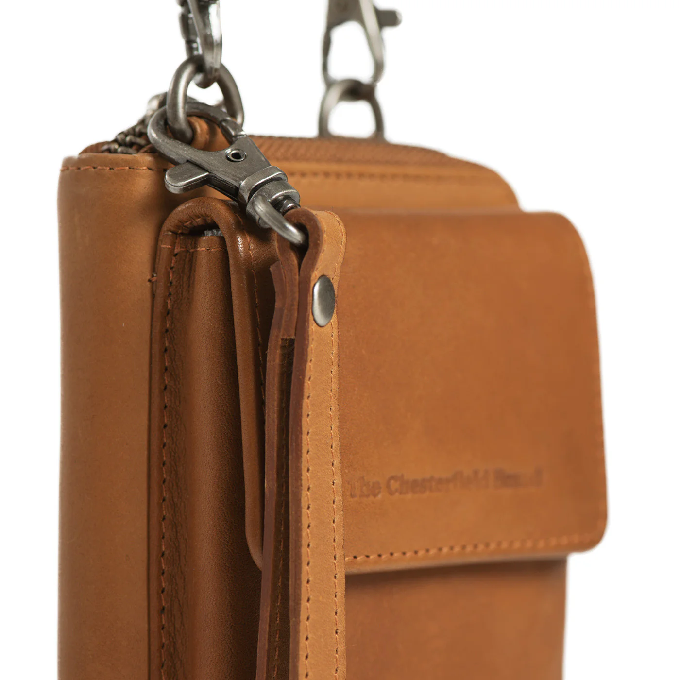 The Chesterfield Brand Malaga Cognac Phone bag C48.117131 - Image 8