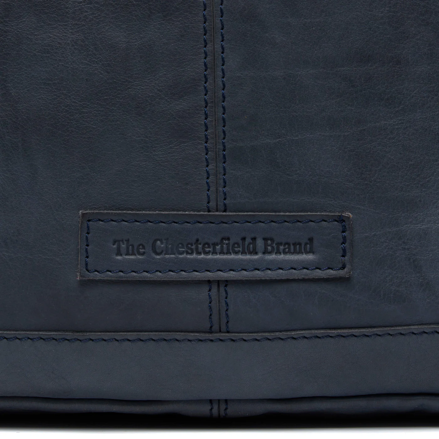 The Chesterfield Brand Ontario Blue Leather Shopper C38.019810 - Image 7