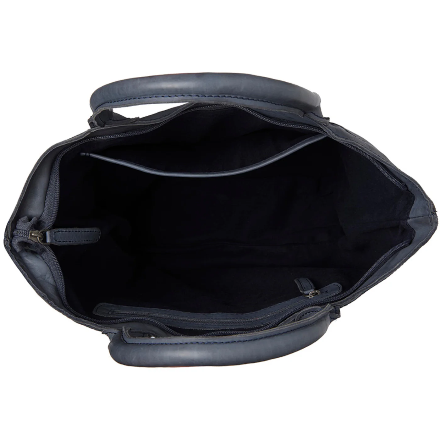 The Chesterfield Brand Ontario Blue Leather Shopper C38.019810 - Image 9