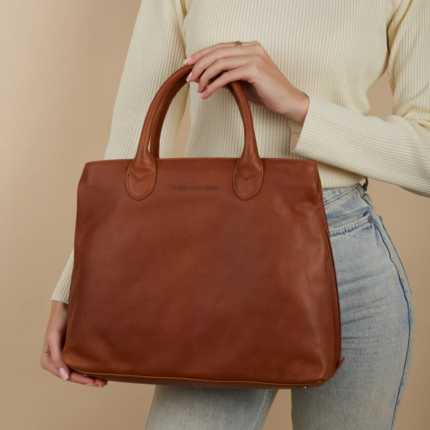 The Chesterfield Brand Passau Cognac Handbag C48.129831 - Image 2