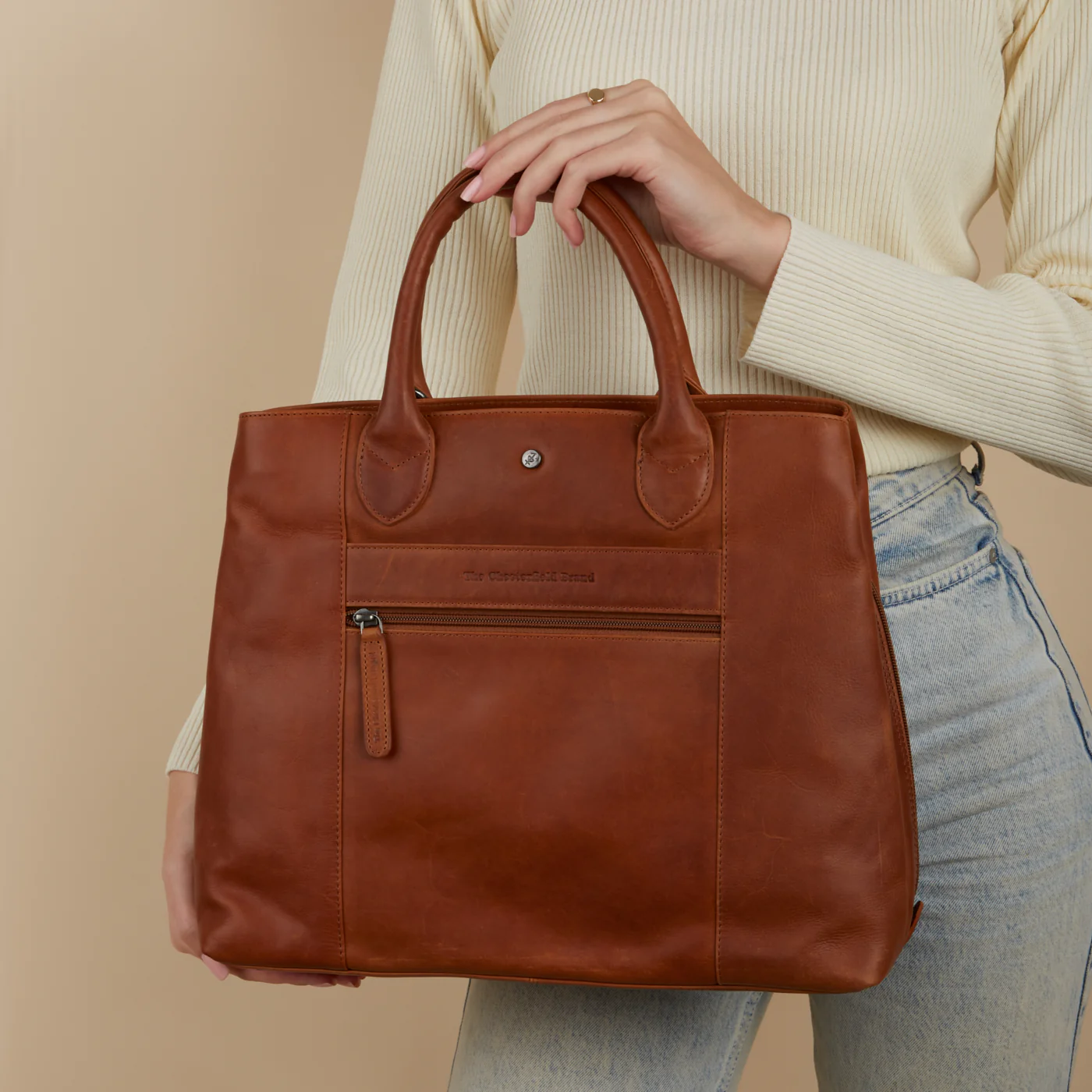 The Chesterfield Brand Passau Cognac Handbag C48.129831 - Image 4