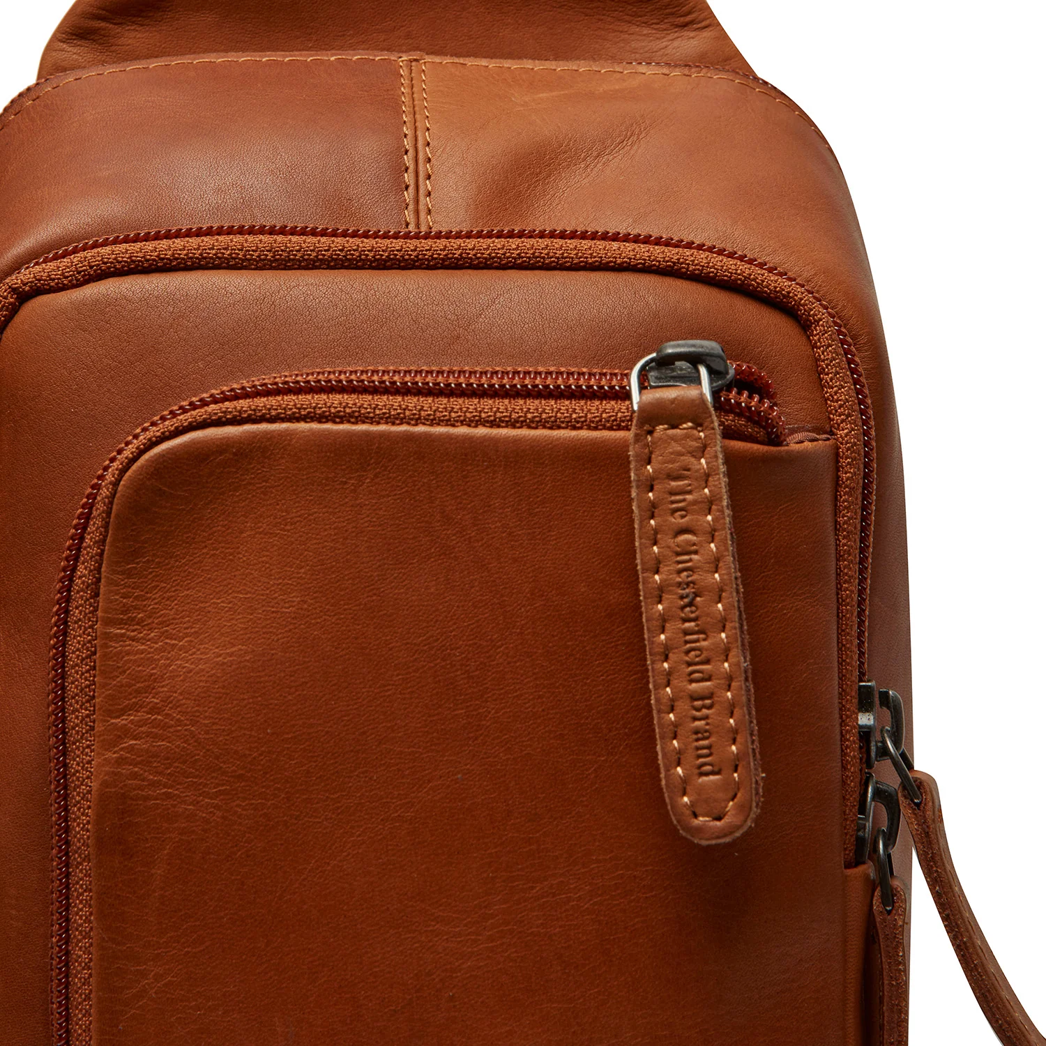 The Chesterfield Brand Riga Leather Cognac Crossbody Bag C58.028431 - Image 3