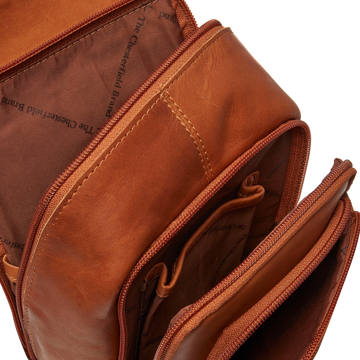 The Chesterfield Brand Riga Leather Cognac Crossbody Bag C58.028431 - Image 4