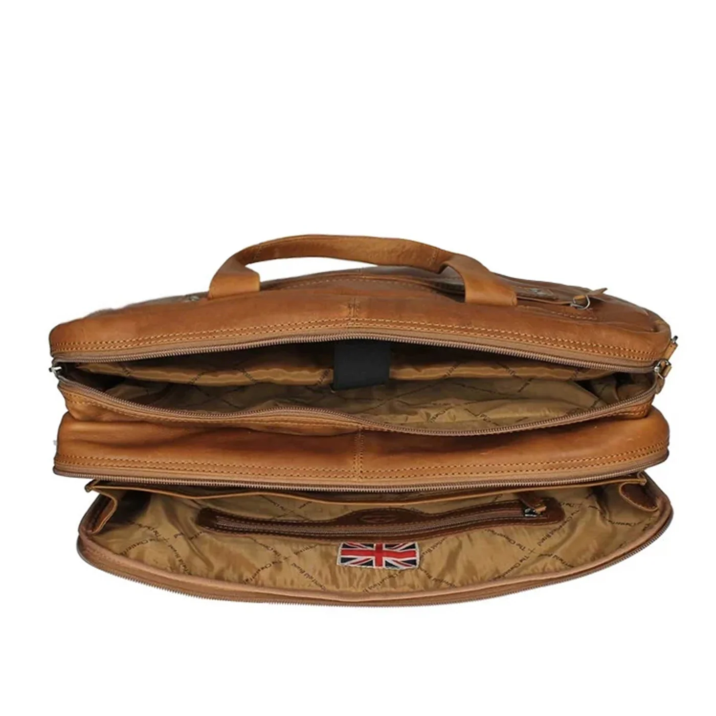 The Chesterfield Brand Ryan Brown Laptop Bag C40.101531 - Image 3