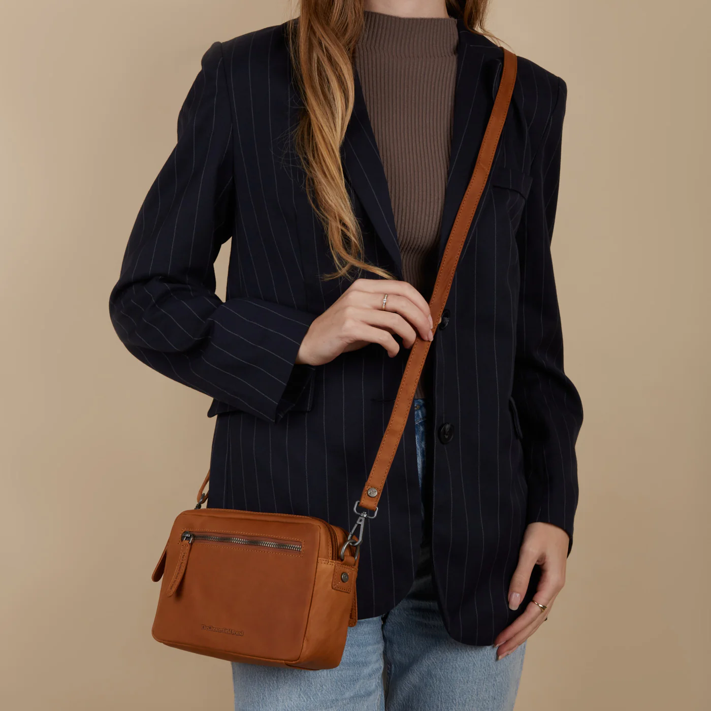 The Chesterfield Brand Tustin Cognac Crossbody Bag C48.122231 - Image 6