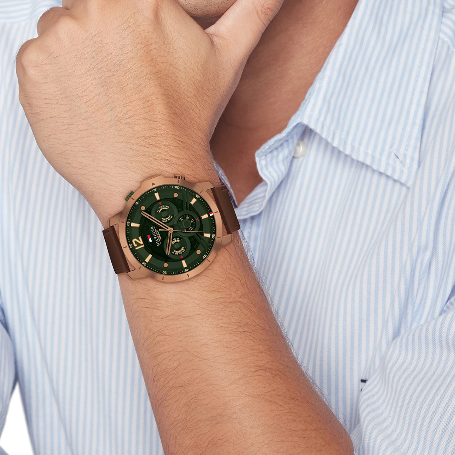 Tommy Hilfiger Brown Men's Watch TH1792207 - Image 2