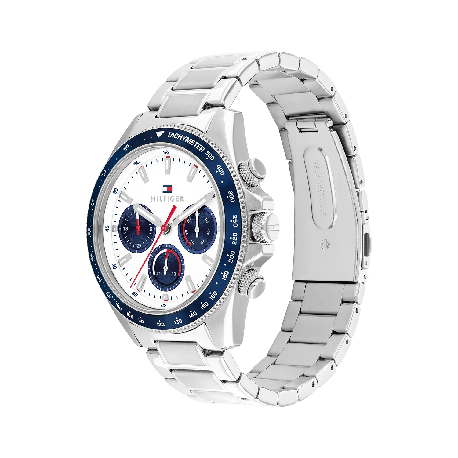 Tommy Hilfiger Clark Wit Heren Horloge 2002-TH1792238 - Image 3