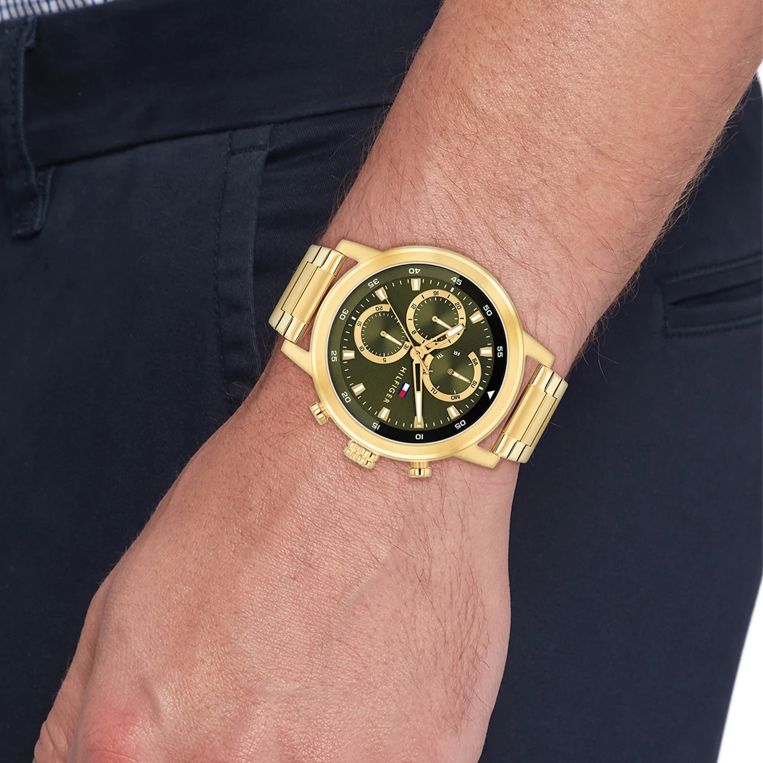 Tommy Hilfiger Gold Men's Watch TH1792216 - Image 2