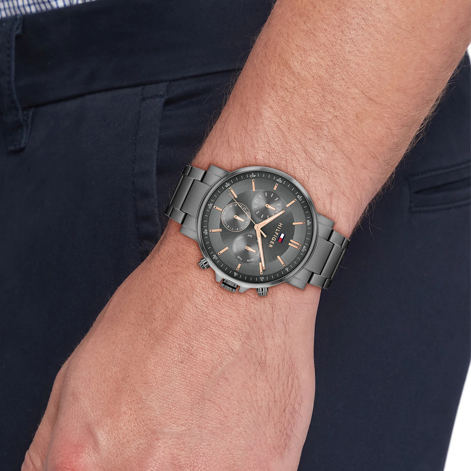 Tommy Hilfiger Grey Men's Watch TH1710711 - Image 2