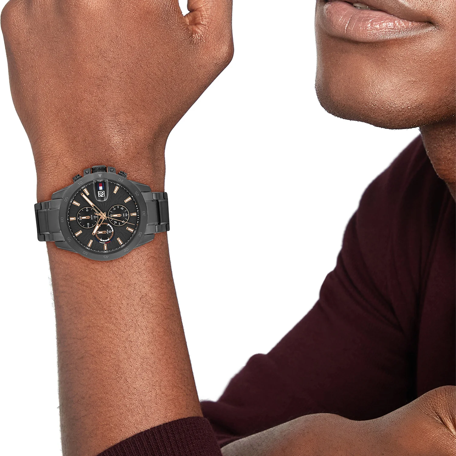 Tommy Hilfiger Grey Men's Watch TH1792218 - Image 2