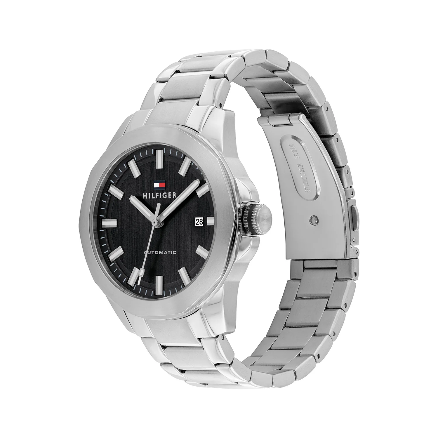 Tommy Hilfiger Lars Automatic Silver and Black Men's Watch TH1710692 - Image 3