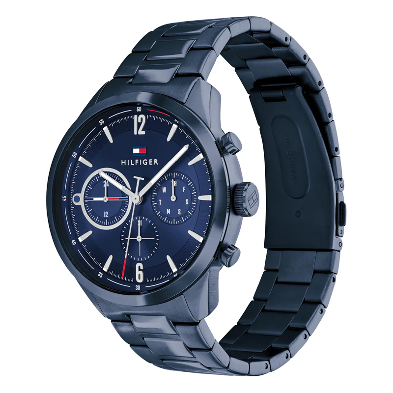 Tommy Hilfiger Matthew Blauw Heren Horloge 2002-TH1791945 - Image 4