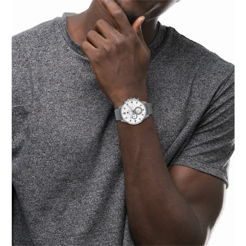 Tommy Hilfiger Max White Men's Watch 2002-TH1791972 - Image 4