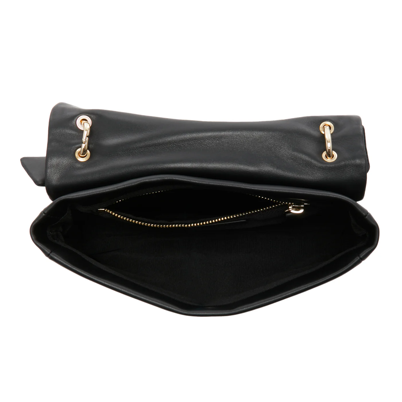Tommy Hilfiger Pushlock Black Shoulder Bag AW0AW15685BDS - Image 5