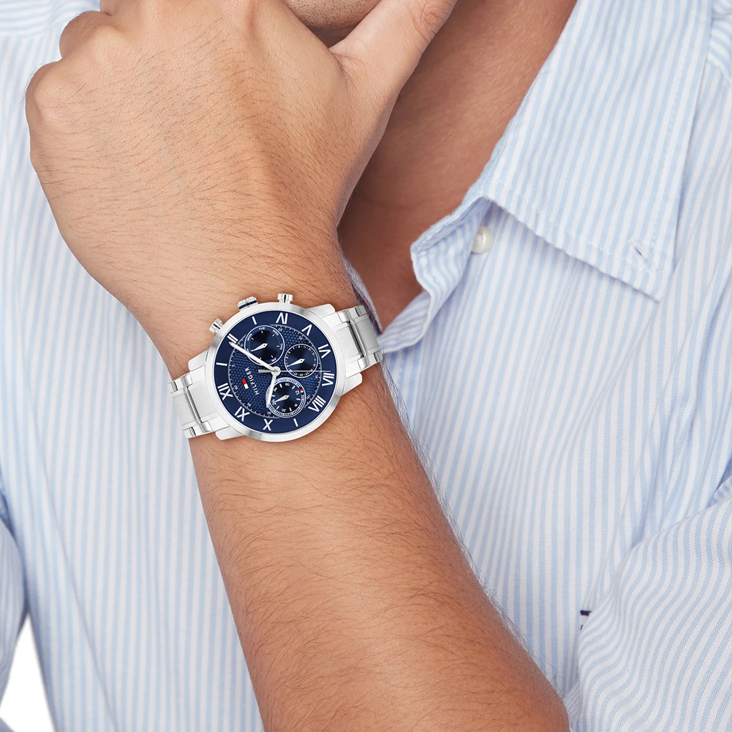 Tommy Hilfiger Silver Men's Watch TH1710728 - Image 2