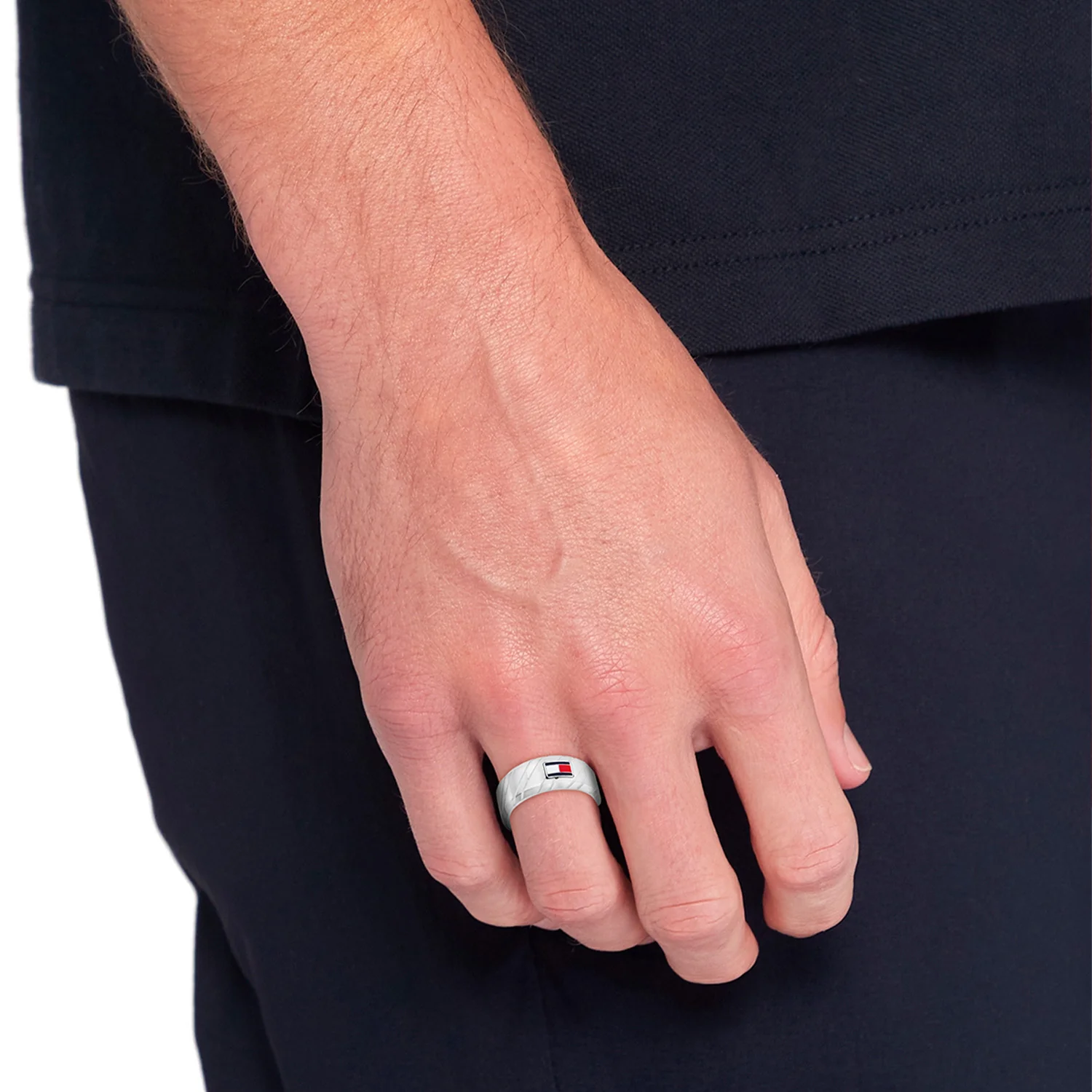Tommy Hilfiger Stainless Steel Ring 2002-TJ2790621H - Image 2
