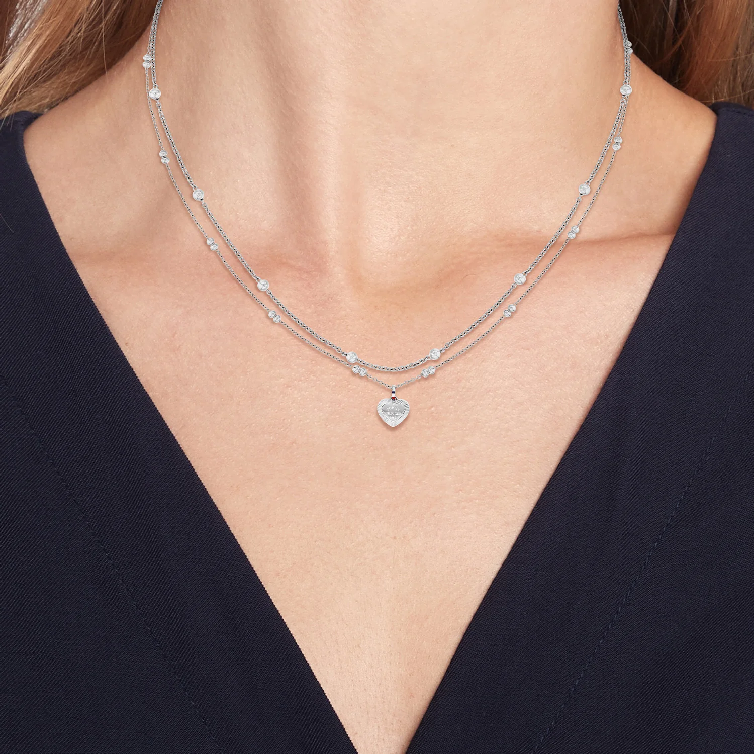 Tommy Hilfiger Stainless Steel Silver Women's Necklace TJ2781009 - Image 2
