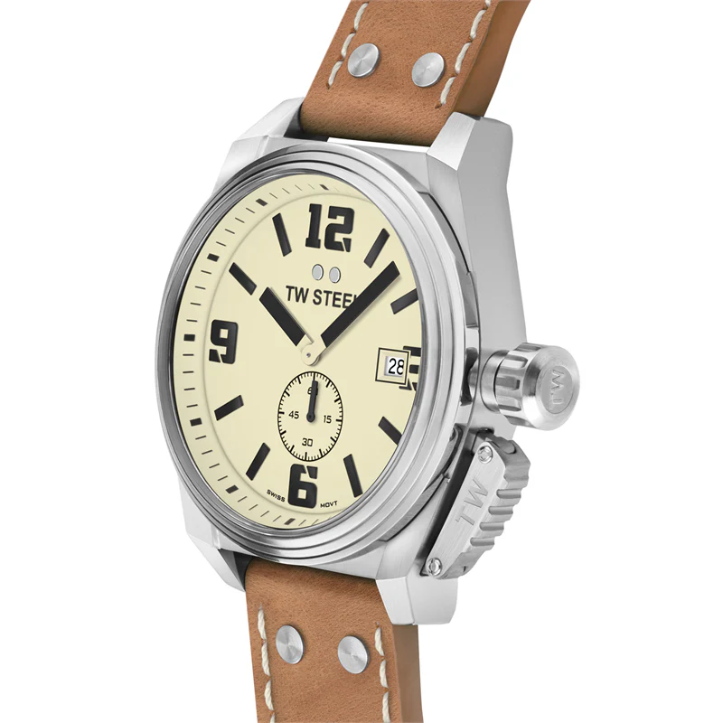 TW Steel Canteen Cream Men's Watch 2002-TW1000 - Image 2