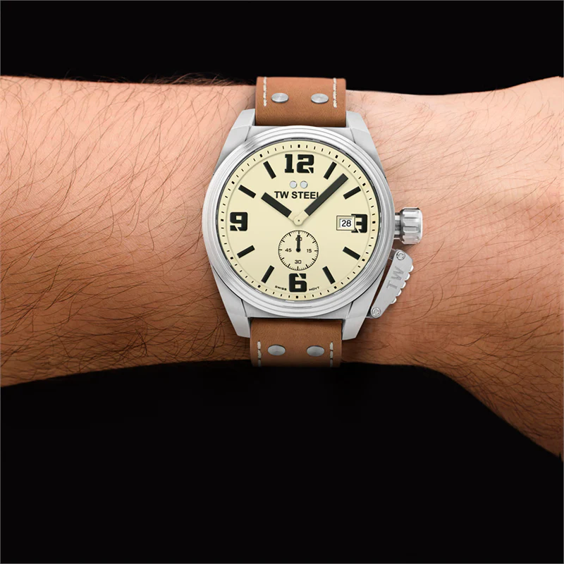 TW Steel Canteen Cream Men's Watch 2002-TW1000 - Image 4