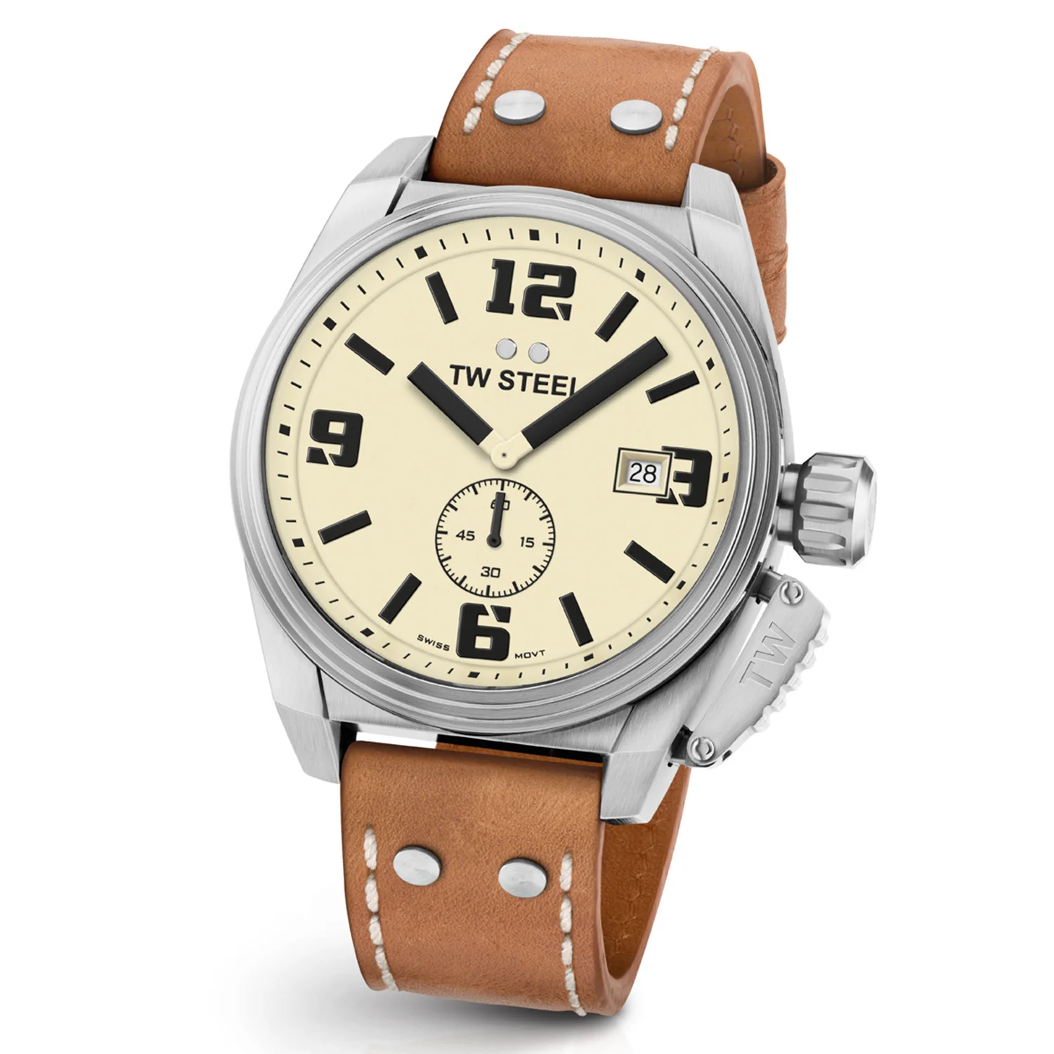 TW Steel Canteen Cream Men's Watch 2002-TW1000 - Image 5