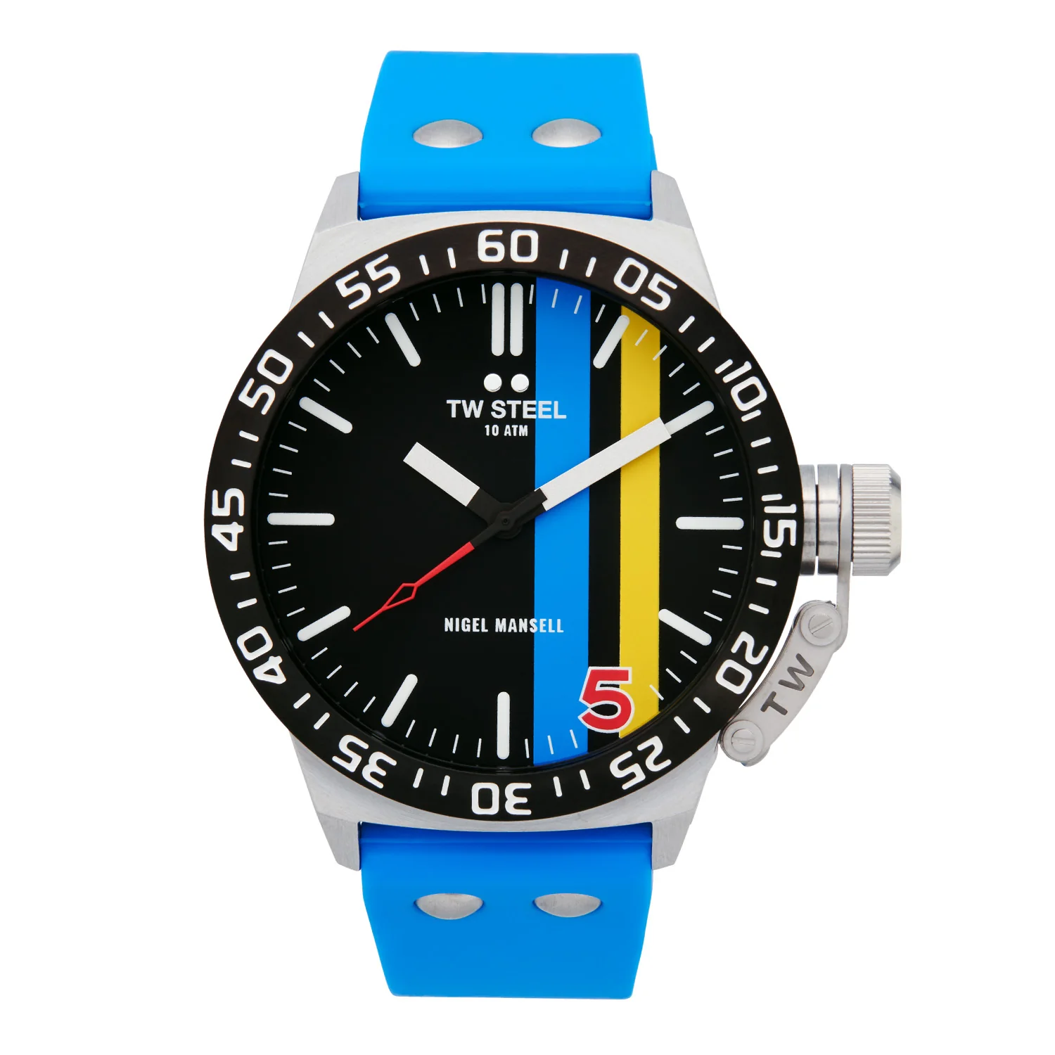 TW Steel Canteen - Nigel Mansell Blauw Heren Horloge 2002-TWCS113 - Image 4