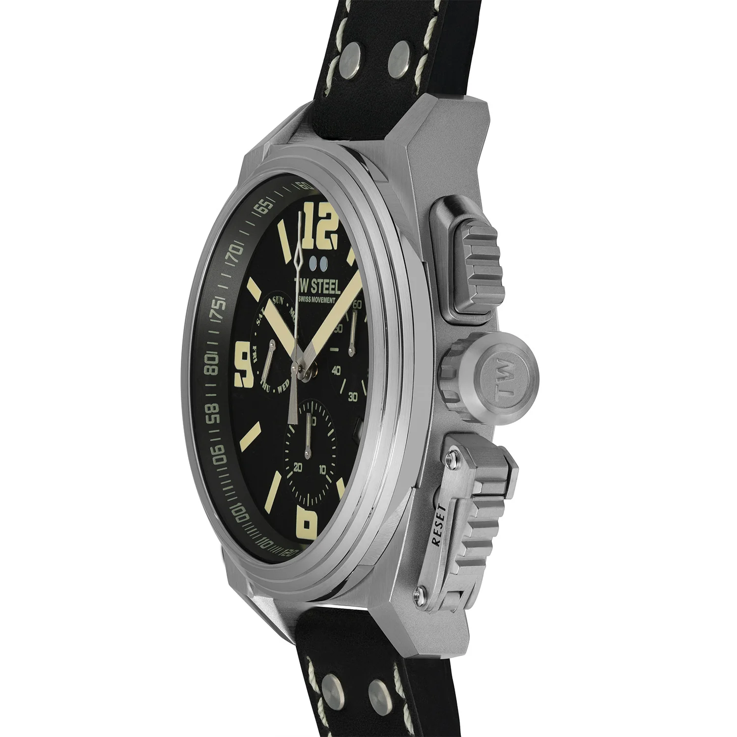 TW Steel Swiss Canteen Black Men's Watch 2002-TW1111 - Image 4