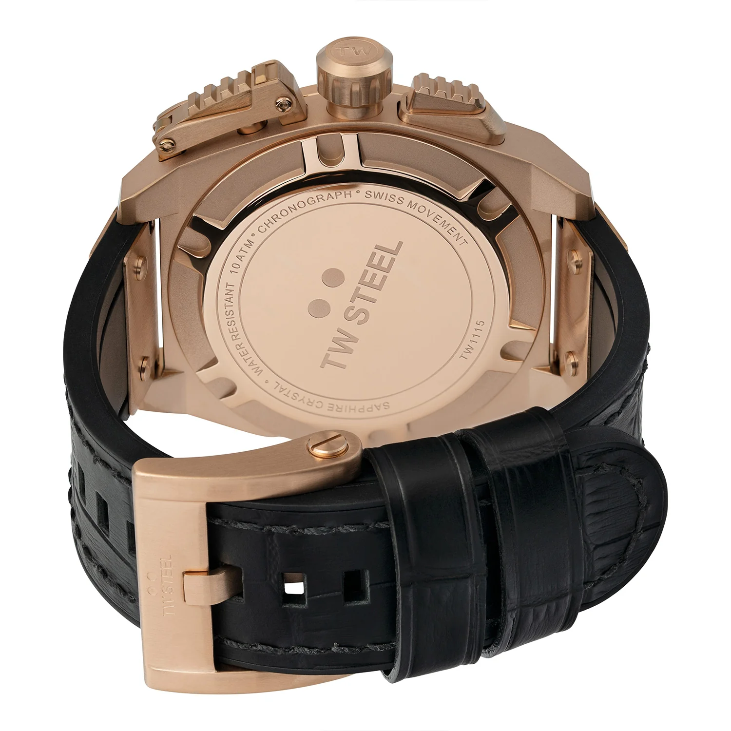 TW Steel Swiss Canteen Black Men's Watch 2002-TW1115 - Image 4