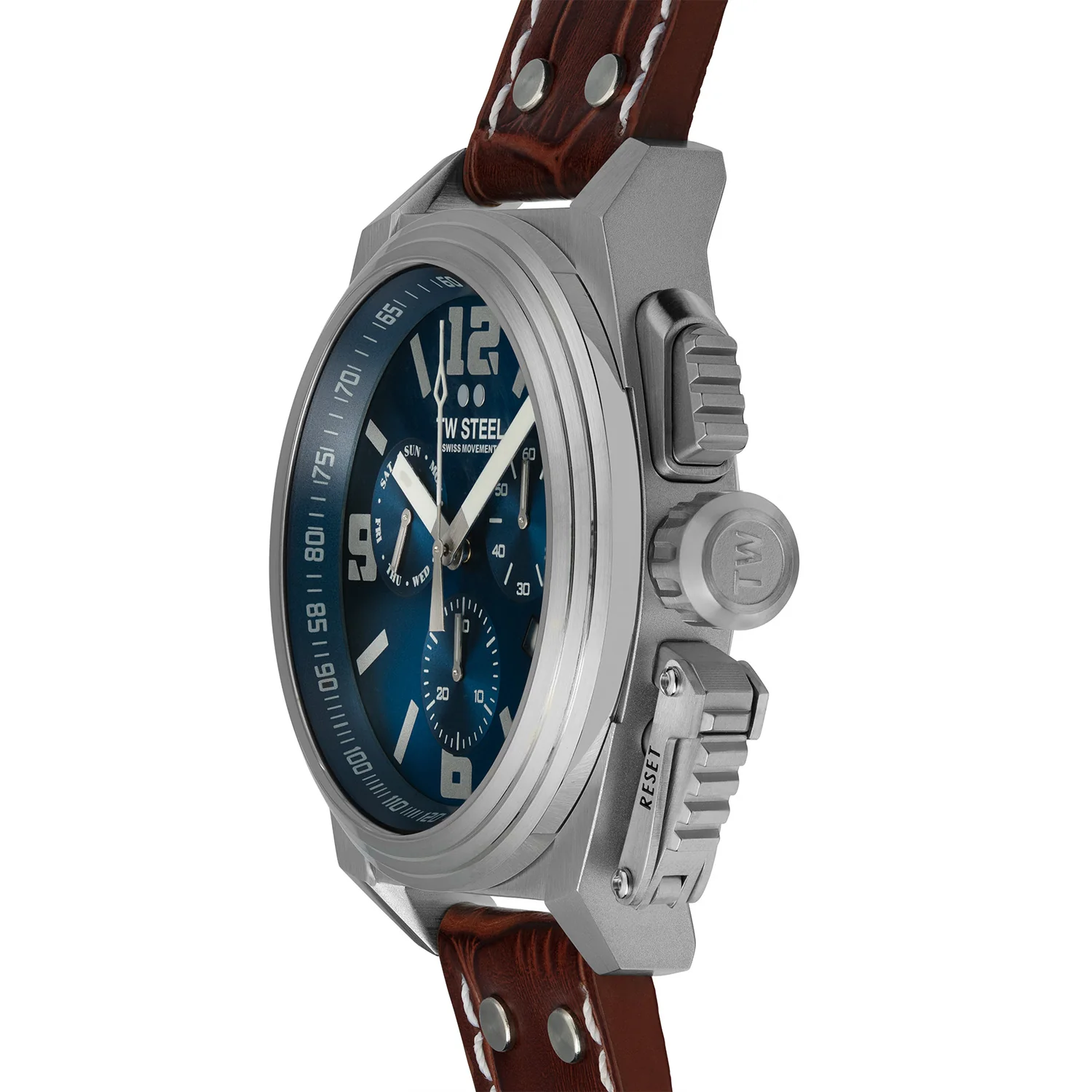 TW Steel Swiss Canteen Blue Men's Watch 2002-TW1113 - Image 3