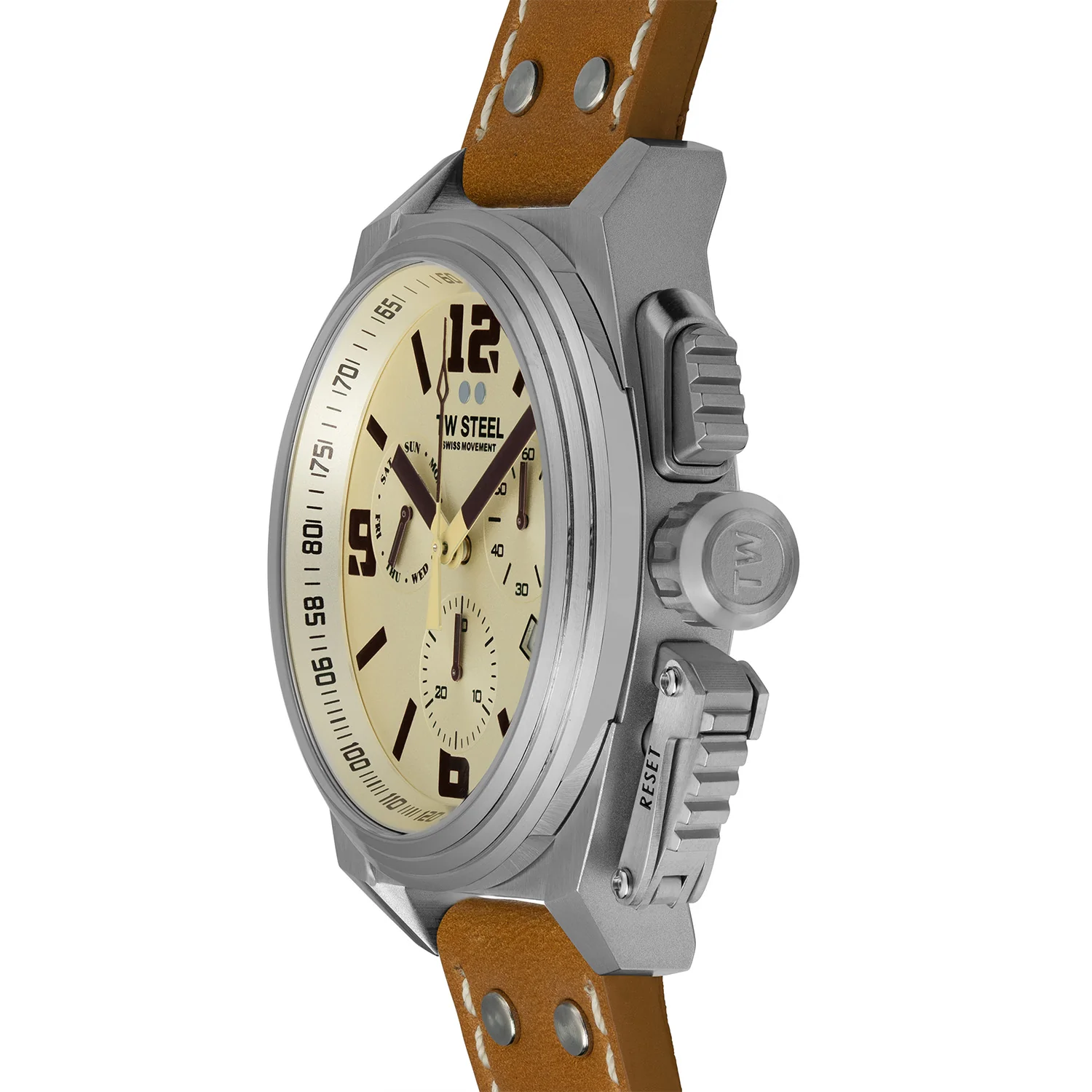 TW Steel Swiss Canteen Cream Men's Watch 2002-TW1110 - Image 3