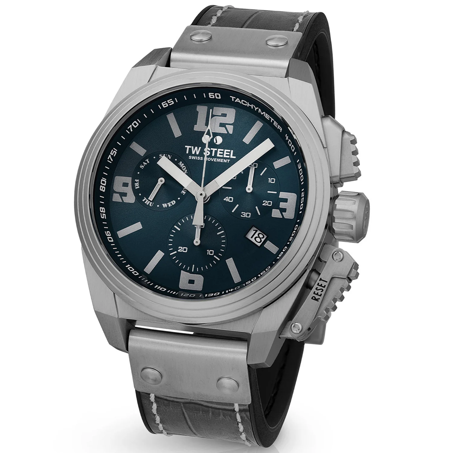 TW Steel Swiss Canteen Grey Men's Watch 2002-TW1114 - Image 3