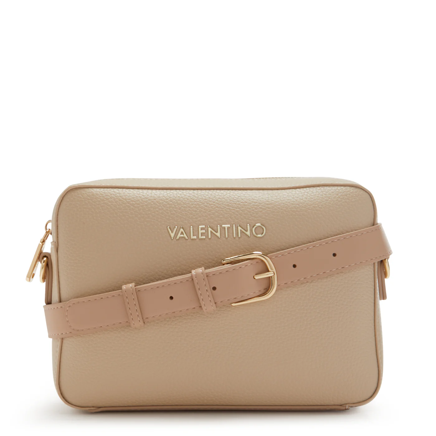 Valentino Bags Alexia Beige Crossbody Bag VBS5A809ECRU - Image 2