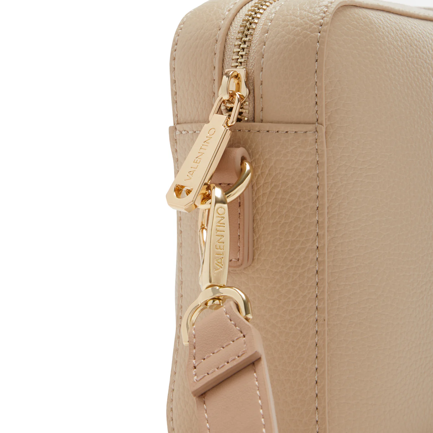 Valentino Bags Alexia Beige Crossbody Bag VBS5A809ECRU - Image 5