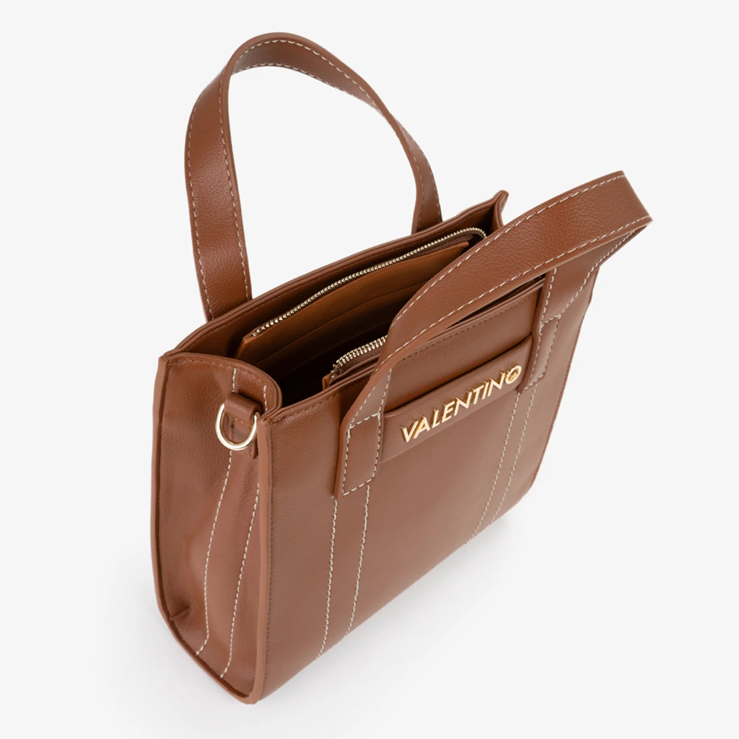 Valentino Bags Aury Re Brown Handbag VBS9OB05CUOIO - Image 4