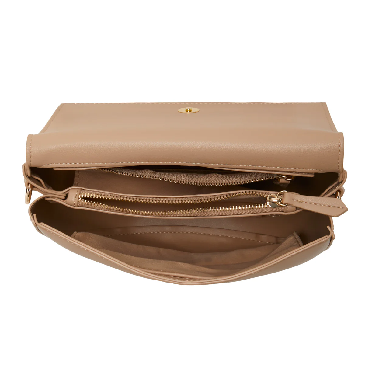 Valentino Bags Bigs Beige Crossbody Bag VBS3XJ02BEIGE - Image 4