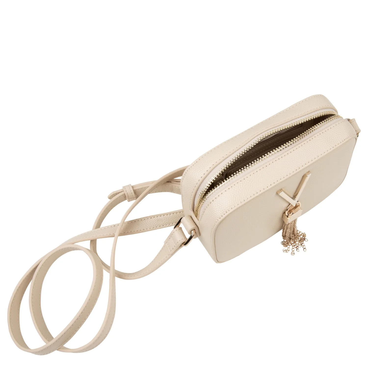 Valentino Bags Divina Beige Crossbody Bag VBS1R409GBEIGE - Image 4