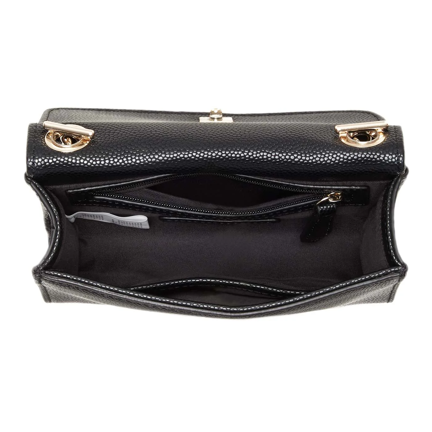 Valentino Bags Divina Black Crossbody Bag VBS1R403GNERO/GOLD - Image 4