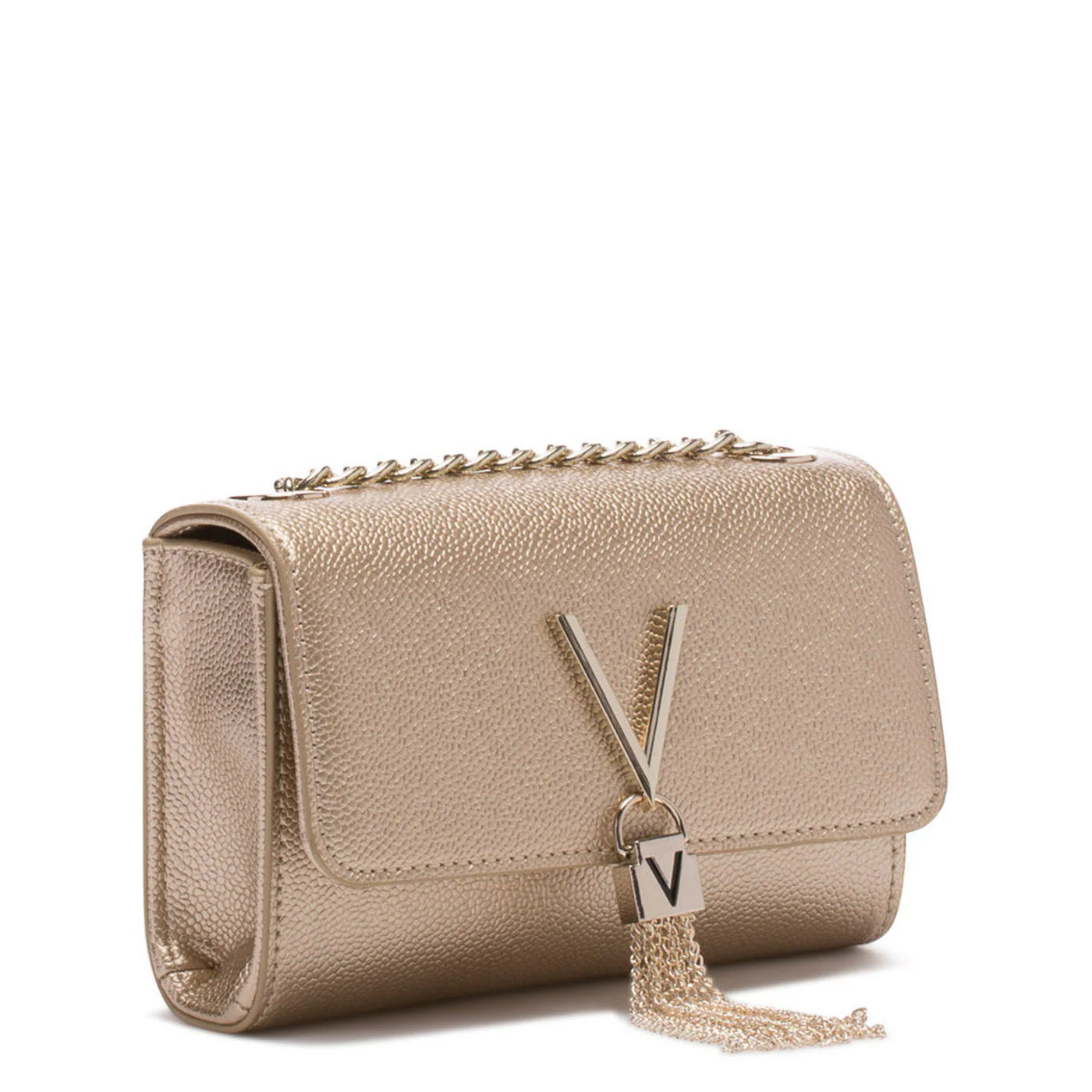 Valentino Bags Divina Gold Crossbody Bag VBS1R403GORO - Image 2