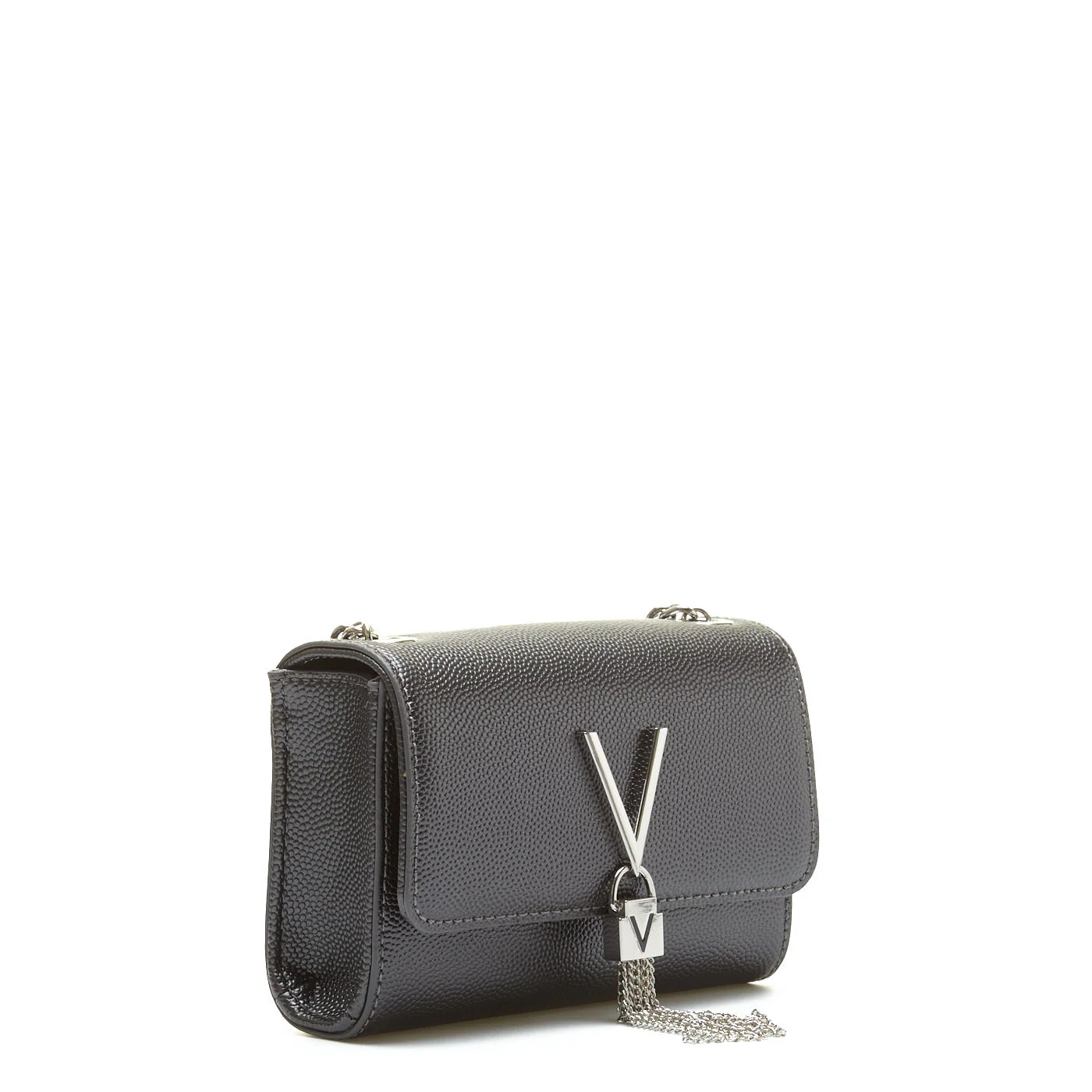 Valentino Bags Divina Grey Crossbody Bag VBS1R403GCANNAFUCIL - Image 2