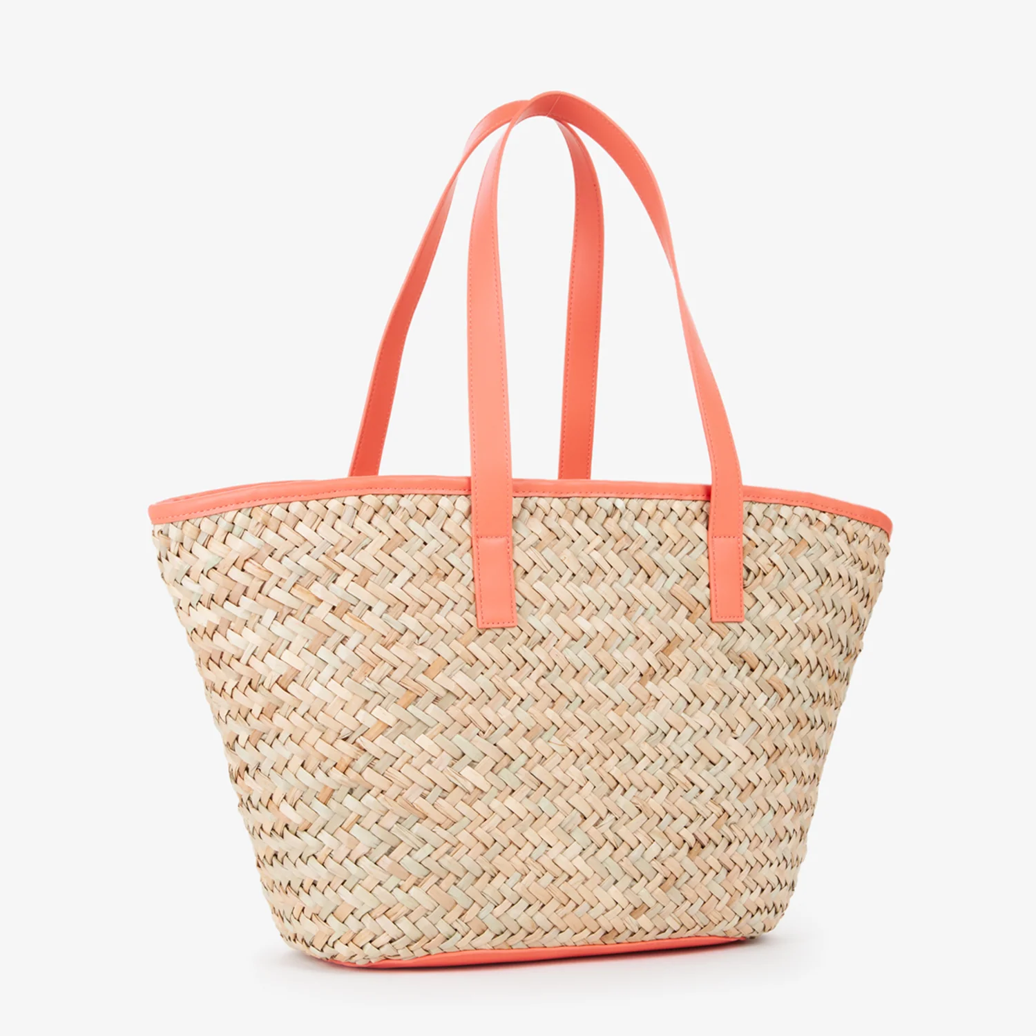 Valentino Bags Samuela Beige & Orange Shopper VBG90O01NATUR/CORAL - Image 4