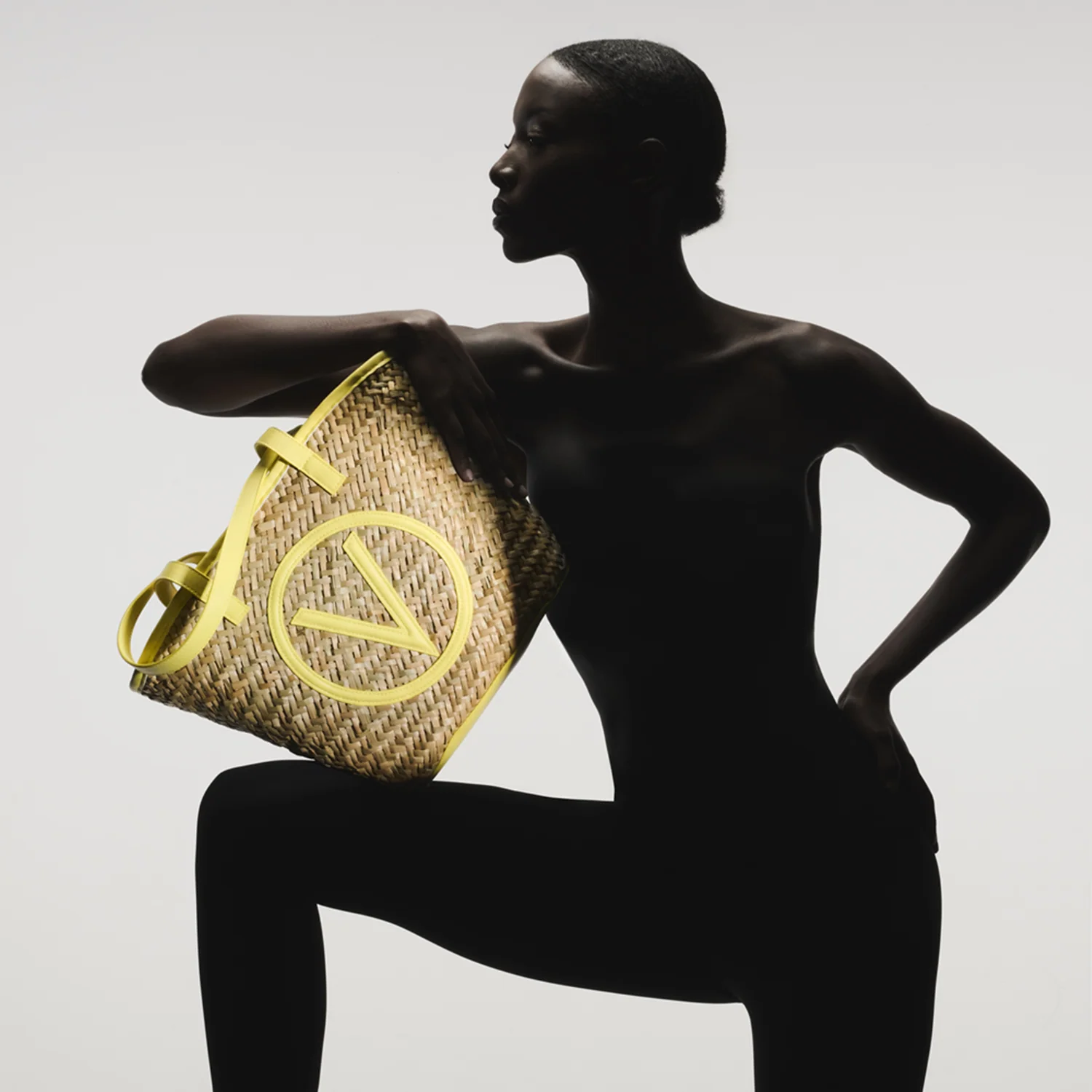 Valentino Bags Samuela Beige & Yellow Shopper VBG90O01NATUR/GIALLO - Image 2
