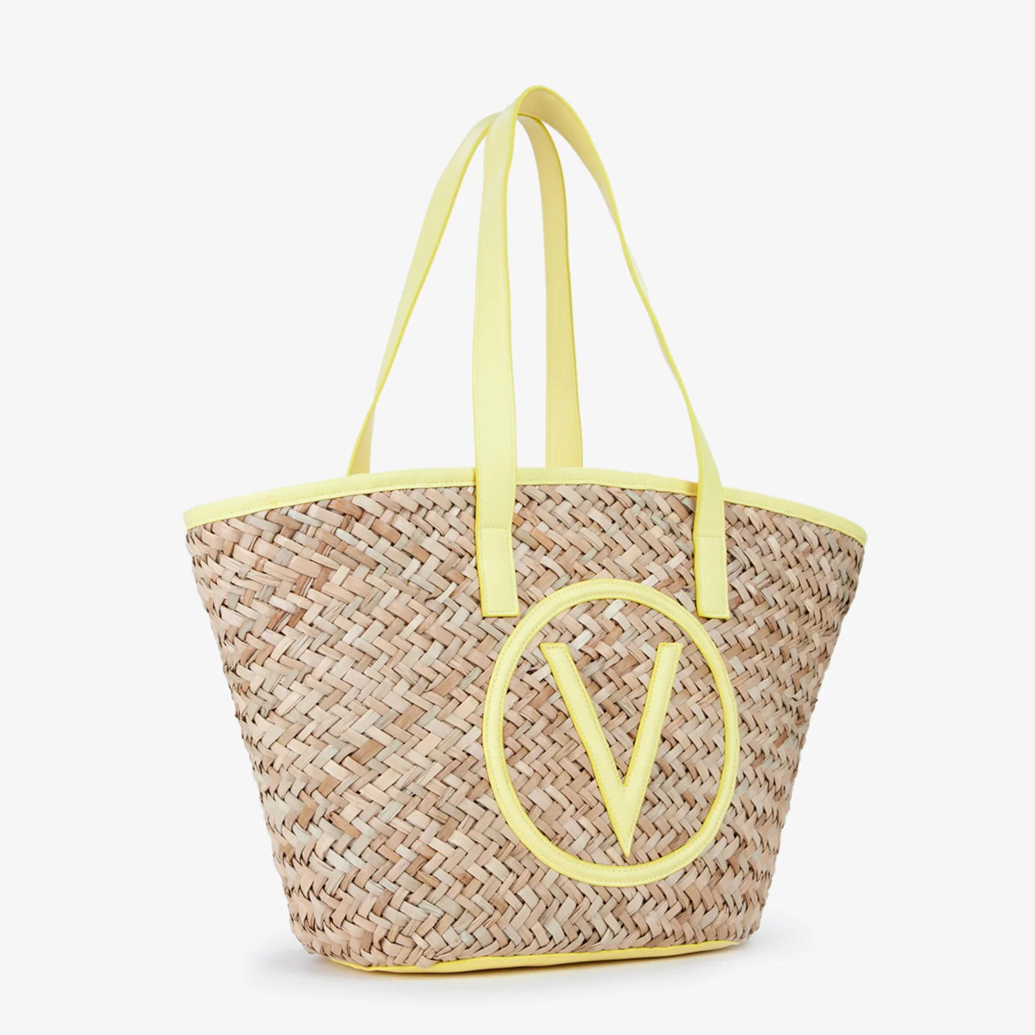 Valentino Bags Samuela Beige & Yellow Shopper VBG90O01NATUR/GIALLO - Image 3
